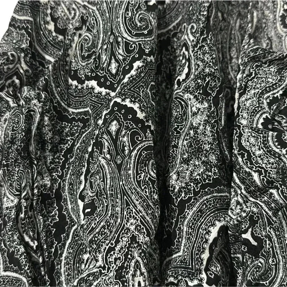 Zara Women Paisley Halter Camisole Tank Top‎ Black Size S Casual - Picture 4 of 5